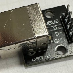 USB breakout, USB dip dönüştürücü, USB to pcb, USB-B dip dönüştürücü, USB-b Breakout, USB-B to pcb