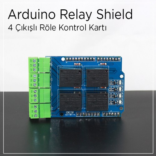 Arduino Relay Shield, Arduino geliştirme kartı, arduino uno, arduino uno r3, mikrodenetleyici, geliştirme kiti, Genuino Uno, ATmega328